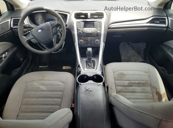 3FA6P0G71GR240277 2016 FORD FUSION Gray Vista del salpicadero