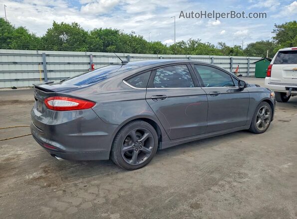 3FA6P0G71GR240277 2016 FORD FUSION Gray Trasero derecho