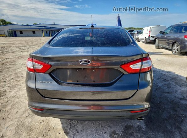 3FA6P0G71GR275501 2016 FORD FUSION Gray Widok z tyłu