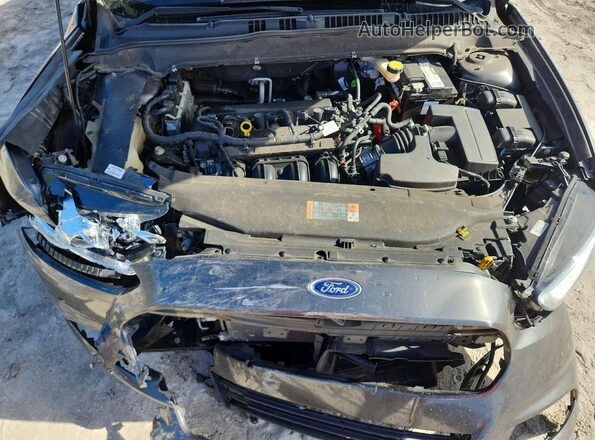 3FA6P0G71GR275501 2016 FORD FUSION Gray Widok wnętrza z tyłu