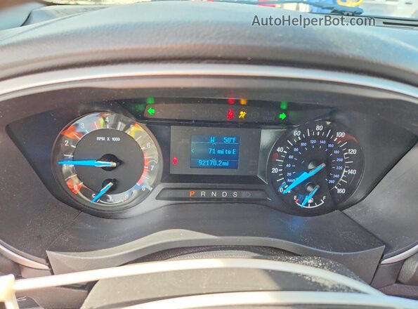 3FA6P0G71GR275501 2016 FORD FUSION Gray Widok zestawu wskaźników