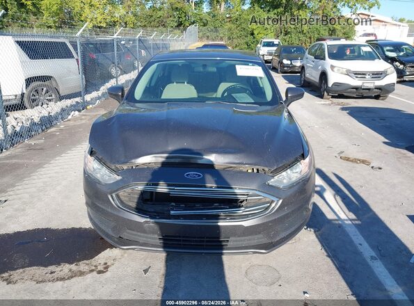 3FA6P0G71HR287360 2017 FORD FUSION Gray Widok zestawu wskaźników