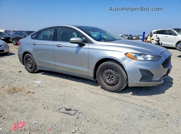 3FA6P0G71LR105374 2020 FORD FUSION Серебряный Передняя правая четверть