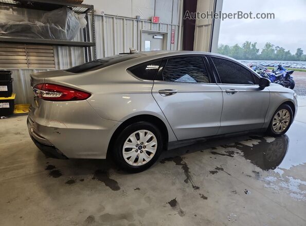 3FA6P0G71LR160259 2020 FORD FUSION Silver Rear right