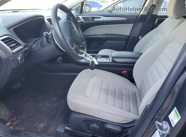 3FA6P0G71LR245036 2020 FORD FUSION Charcoal Vista interior delantera