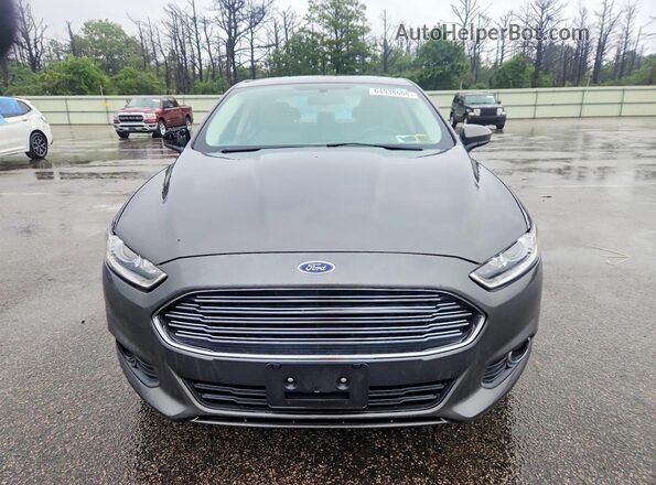 3FA6P0G72GR100058 2016 FORD FUSION Gray Widok z przodu