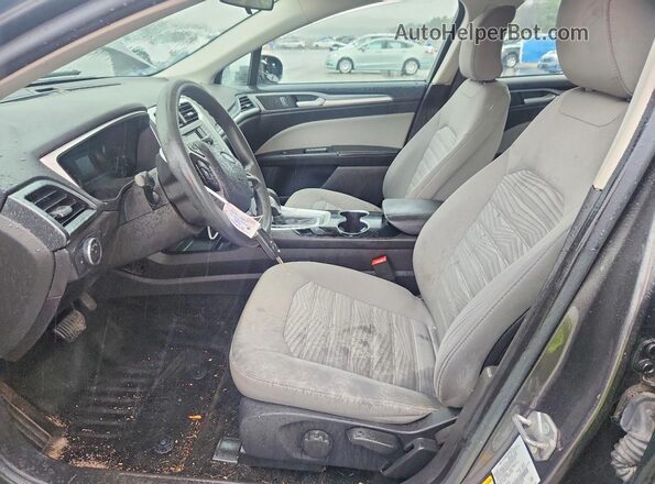 3FA6P0G72GR100058 2016 FORD FUSION Gray Widok wnętrza z przodu