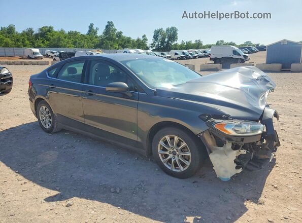 3FA6P0G72GR258254 2016 FORD FUSION Gray Przód prawy