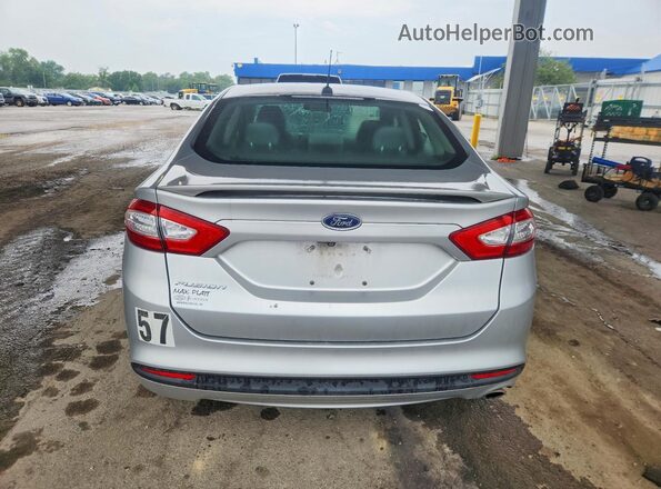 3FA6P0G72GR380001 2016 FORD FUSION Silver Rear view