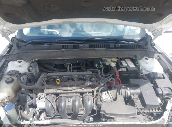 3FA6P0G72JR163121 2018 FORD FUSION White Вид ззаду