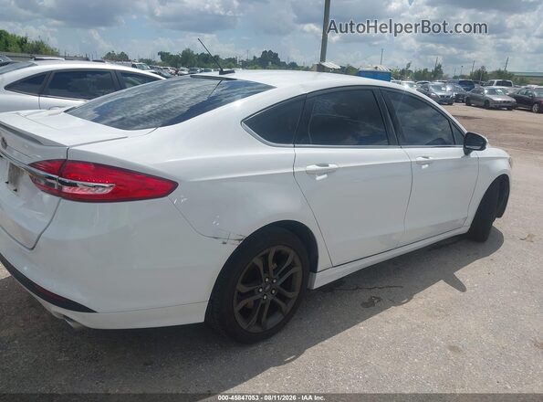3FA6P0G72JR163121 2018 FORD FUSION White Задня права чверть