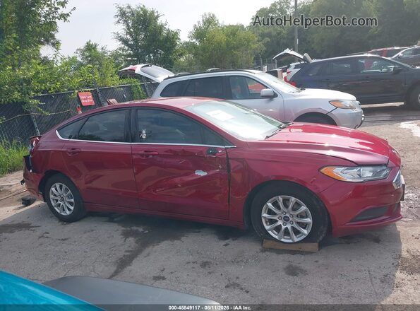 3FA6P0G72JR193655 2018 FORD FUSION Red Widok wnętrza 360 stopni