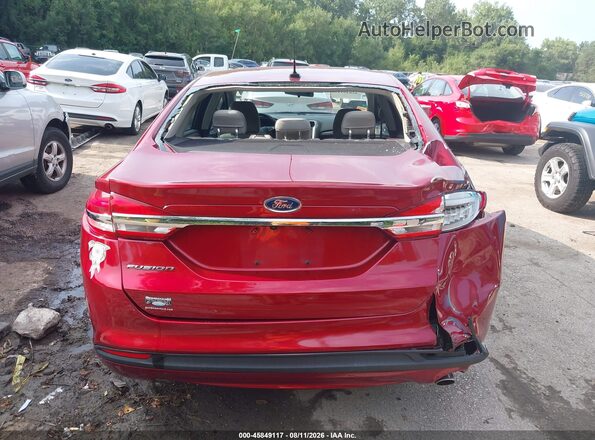 3FA6P0G72JR193655 2018 FORD FUSION Red 