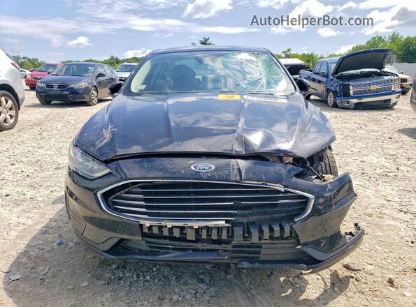 3FA6P0G72KR283440 2019 FORD FUSION Black Vista frontal