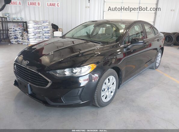 3FA6P0G72LR201076 2020 FORD FUSION Black Vista tres cuartos delantera izquierda