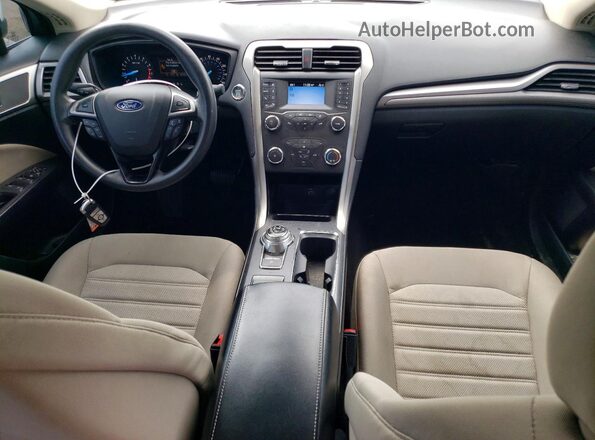 3FA6P0G72LR227810 2020 FORD FUSION Blue Dashboard view