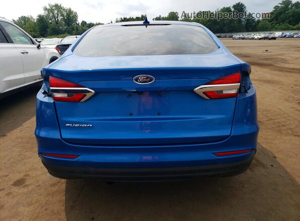 3FA6P0G72LR227810 2020 FORD FUSION Blue Rear view
