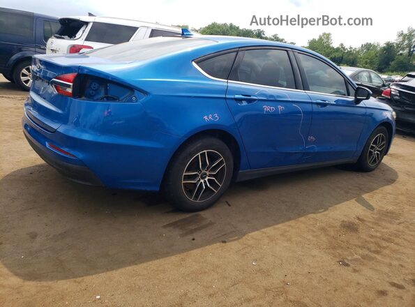 3FA6P0G72LR227810 2020 FORD FUSION Blue Rear right