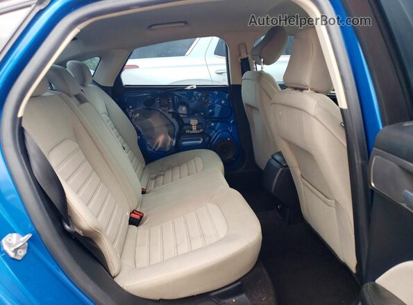3FA6P0G72LR227810 2020 FORD FUSION Blue Rear seats view