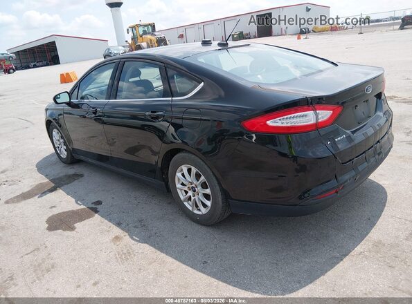 3FA6P0G73GR199263 2016 FORD FUSION Черный Задняя левая четверть