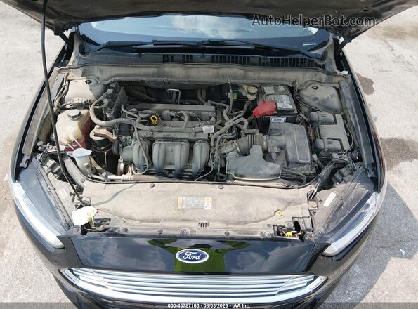 3FA6P0G73GR199263 2016 FORD FUSION Черный Вид сзади