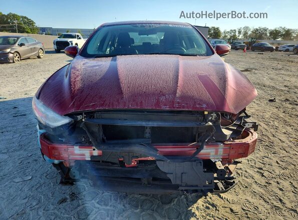 3FA6P0G73HR137380 2017 FORD FUSION Red წინა ხედი