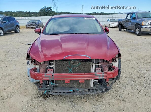 3FA6P0G74JR257260 2018 FORD FUSION Burgundy Вид спереду