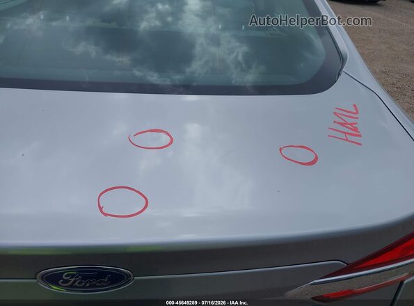 3FA6P0G74LR233463 2020 FORD FUSION Gray Вид спереду