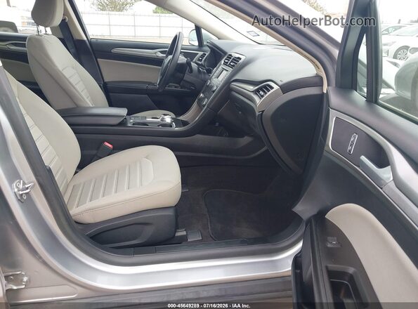 3FA6P0G74LR233463 2020 FORD FUSION Gray Вид салону спереду