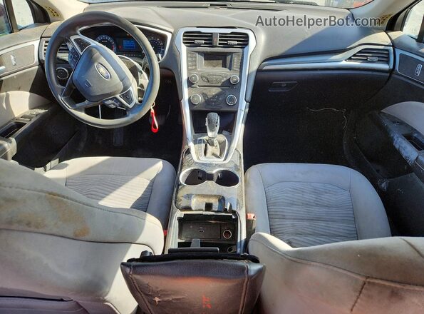 3FA6P0G75GR214331 2016 FORD FUSION Бордовый Вид панели приборов