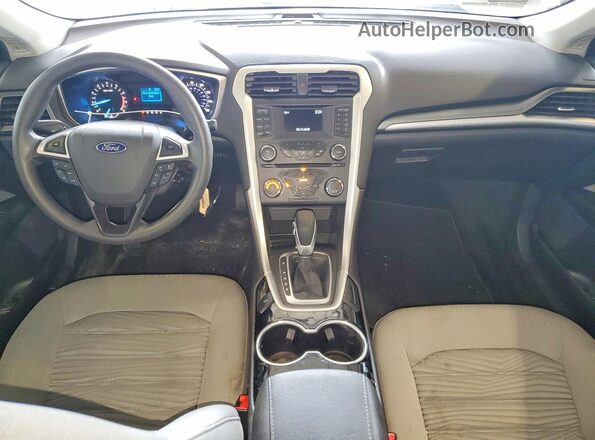 3FA6P0G75GR339121 2016 FORD FUSION Белый Вид панели приборов