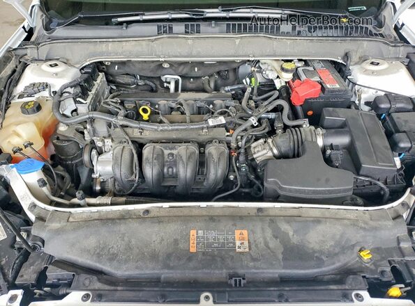 3FA6P0G75GR339121 2016 FORD FUSION Белый Вид задней части салона