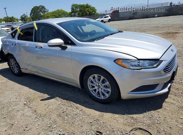 3FA6P0G75JR167597 2018 FORD FUSION Silver Front right