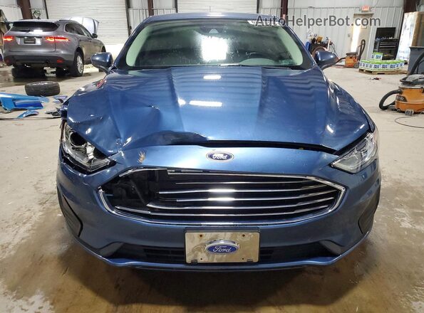 3FA6P0G75KR166581 2019 FORD FUSION Blue Դիմացի տեսք