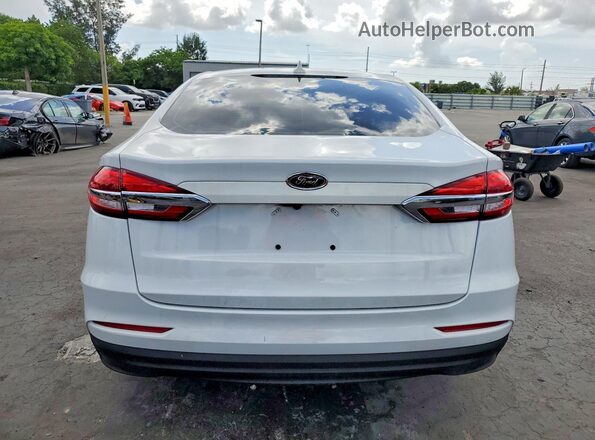 3FA6P0G75LR200049 2020 FORD FUSION White უკანა ხედი