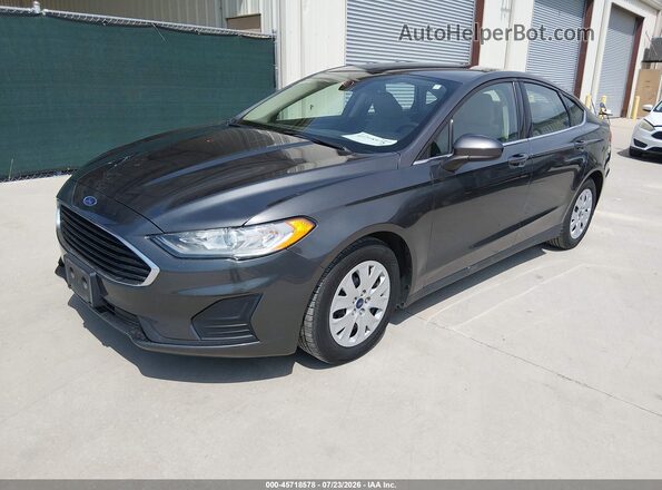 3FA6P0G75LR262003 2020 FORD FUSION Gray Front left