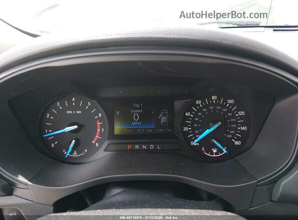 3FA6P0G75LR262003 2020 FORD FUSION Gray Rear seats view
