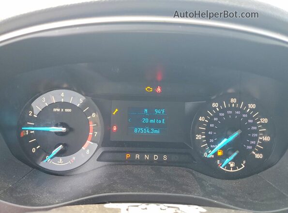 3FA6P0G76GR139364 2016 FORD FUSION Угольный Вид щитка приборов