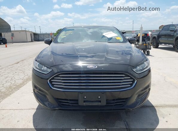 3FA6P0G76GR312221 2016 FORD FUSION Black Առջևի վահանակի տեսք