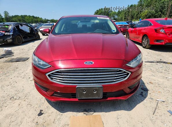 3FA6P0G76HR227025 2017 FORD FUSION Красный Вид спереди