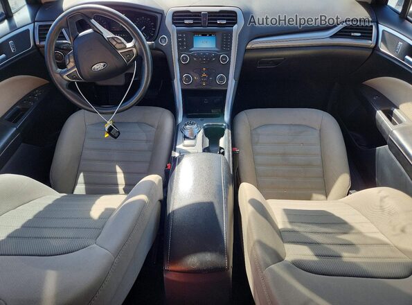 3FA6P0G76LR232248 2020 FORD FUSION Red Вид панелі приладів