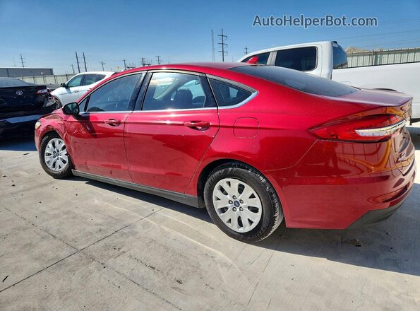 3FA6P0G76LR232248 2020 FORD FUSION Red Задня ліва чверть
