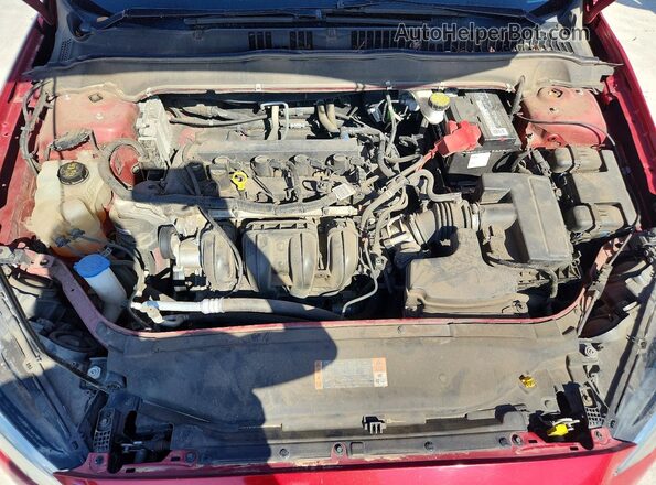 3FA6P0G76LR232248 2020 FORD FUSION Red Вид задньої частини салону