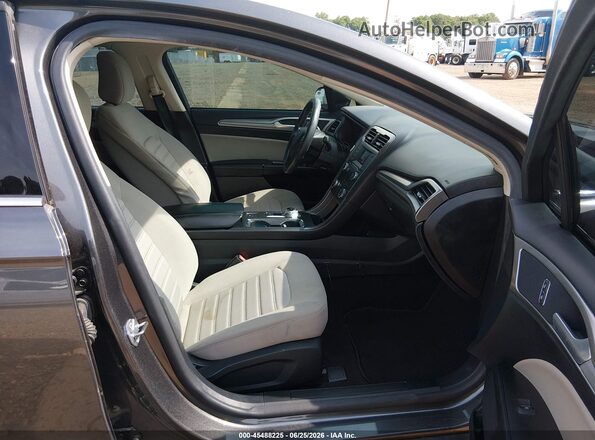 3FA6P0G76LR263662 2020 FORD FUSION Серый Вид салона спереди
