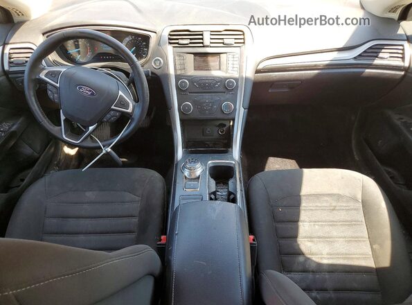 3FA6P0G77HR274564 2017 FORD FUSION Red Вид панелі приладів