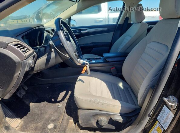3FA6P0G77LR234011 2020 FORD FUSION Black Widok wnętrza z przodu