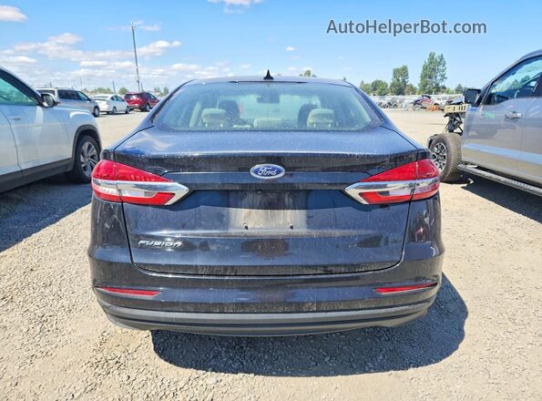 3FA6P0G77LR234011 2020 FORD FUSION Black Widok z tyłu