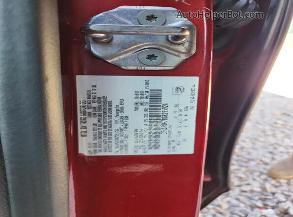 3FA6P0G78GR295924 2016 FORD FUSION Red Вид підкапотного простору