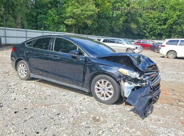 3FA6P0G78GR375496 2016 FORD FUSION Black Передня права чверть