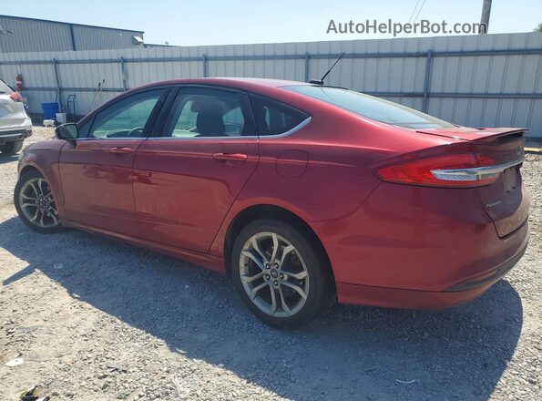 3FA6P0G78HR139464 2017 FORD FUSION Maroon უკანა მარცხენა